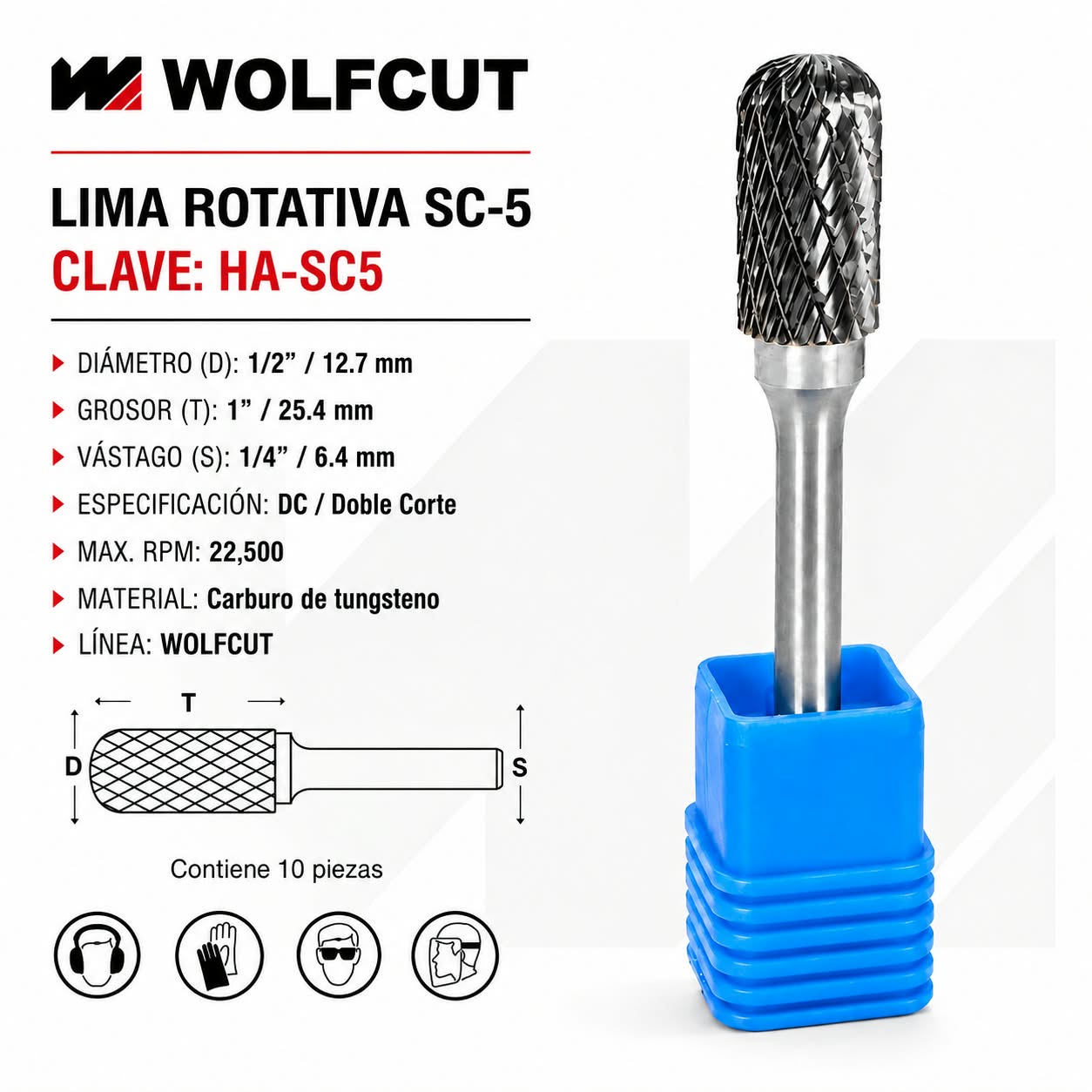 Lima rotativa SC-5